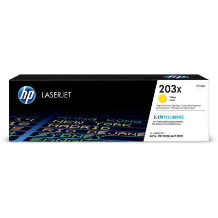 Tóner Original HP nº203X XL Alta Capacidad/ Amarillo - Frikibase