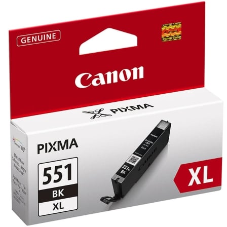 Cartucho de Tinta Original Canon CLI-551BK XL Alta Capacidad/ Negro - Frikibase