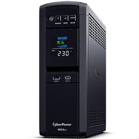 SAI Línea Interactiva Cyberpower CP1600EPFCLCD/ 1600VA-1000W/ 6 Salidas/ Formato Torre - Frikibase