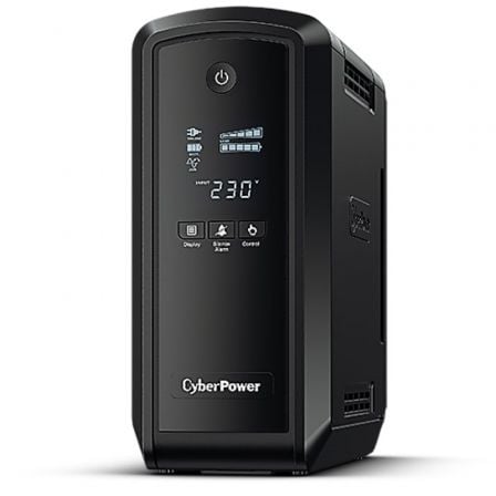 SAI Línea Interactiva Cyberpower CP900EPFCLCD/ 900VA-540W/ 6 Salidas/ Formato Torre - Frikibase