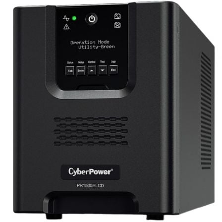 SAI Línea Interactiva Cyberpower PR1500ELCD/ 1500VA-1350W/ 8 Salidas/ Formato Torre - Frikibase
