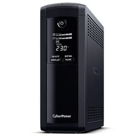 SAI Línea Interactiva Cyberpower VP1600ELCD/ 1600VA-960W/ 5 Salidas/ Formato Torre - Frikibase