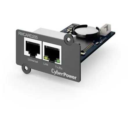 Tarjeta Gestión Remota Cyberpower RMCARD205/ RJ45/ compatible con Envirosensor - Frikibase