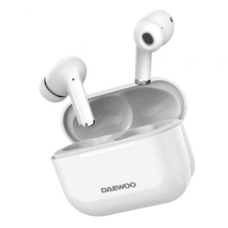 Auriculares Bluetooth Daewoo DW2002 con estuche de carga/ Autonomía 6h/ Blancos - Frikibase