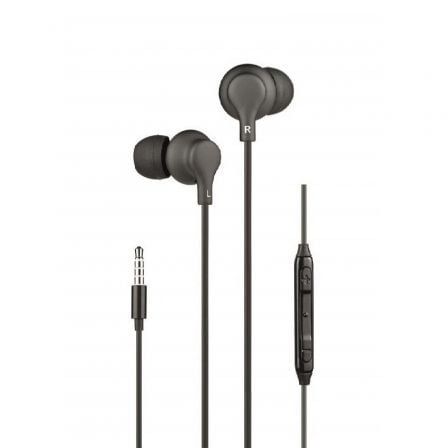 Auriculares Intrauditivos Daewoo DW2013/ con Micrófono/ Jack 3.5/ Negros - Frikibase