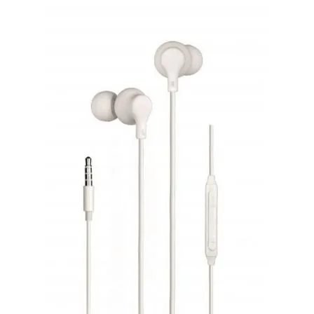Auriculares Intrauditivos Daewoo DW2014/ con Micrófono/ Jack 3.5/ Blancos - Frikibase