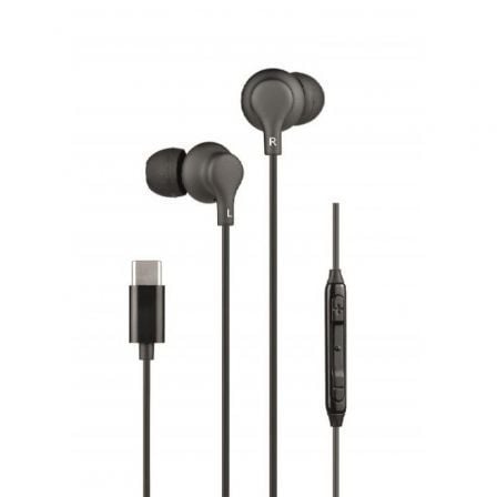 Auriculares Intrauditivos Daewoo DW2015/ con Micrófono/ USB Tipo-C/ Negros - Frikibase