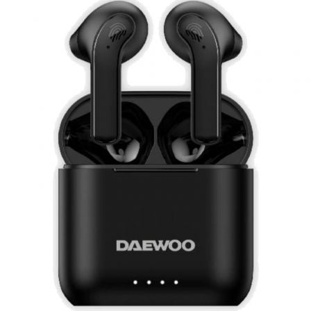 Auriculares Bluetooth Daewoo DW2020 con estuche de carga/ Autonomía 5h/ Negros - Frikibase