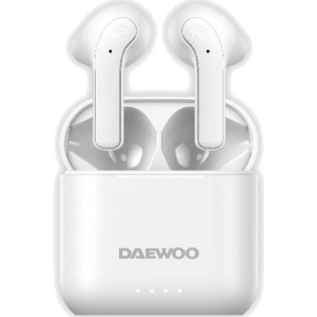 Auriculares Bluetooth Daewoo DW2021 con estuche de carga/ Autonomía 5h/ Blancos - Frikibase