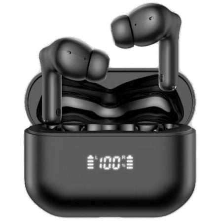 Auriculares Bluetooth Daewoo DW2022 con estuche de carga/ Autonomía 5h/ Negros - Frikibase