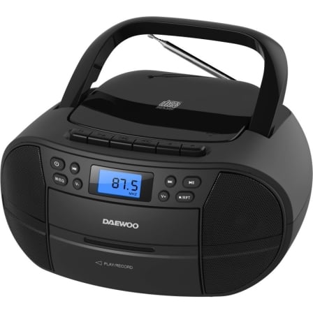 Radio CD Daewoo DW3014/ 4W/ Negro - Frikibase