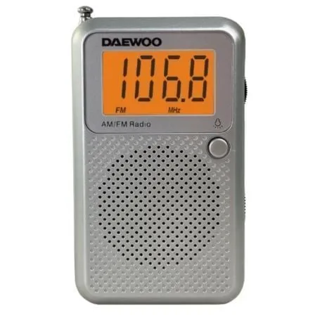 Radio Portátil Daewoo DW1115/ Gris - Frikibase