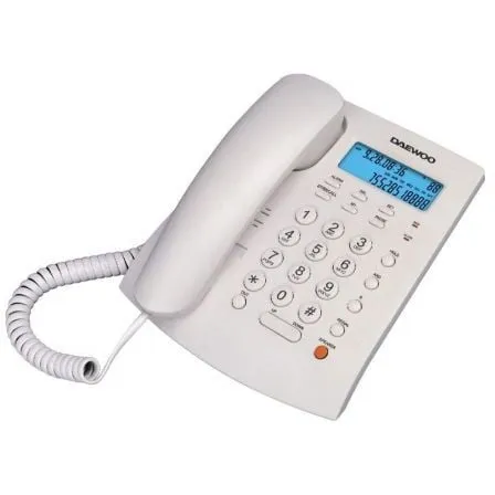 Teléfono Daewoo DW6310/ Blanco - Frikibase