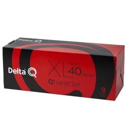 Cápsula Delta Qharacter para cafeteras Delta/ Caja de 40 - Frikibase