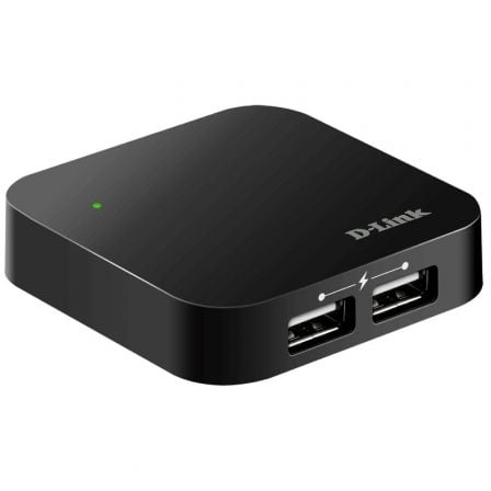 Hub USB 2.0 con Alimentación Externa D-Link DUB-H4/ 4xUSB - Frikibase