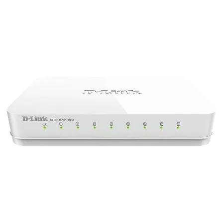 Switch D-Link GO-SW-8G 8 Puertos/ RJ-45 10/100/1000 - Frikibase
