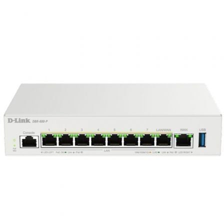 Router VPN/Firewall/Switch D-Link DBR-600-P/E/ 9 Puertos - Frikibase