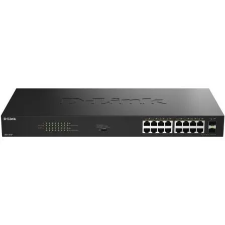 Switch D-Link DGS-1018P/E 18 Puertos/ RJ-45 Gigabit 10/100/1000 PoE/ SFP - Frikibase