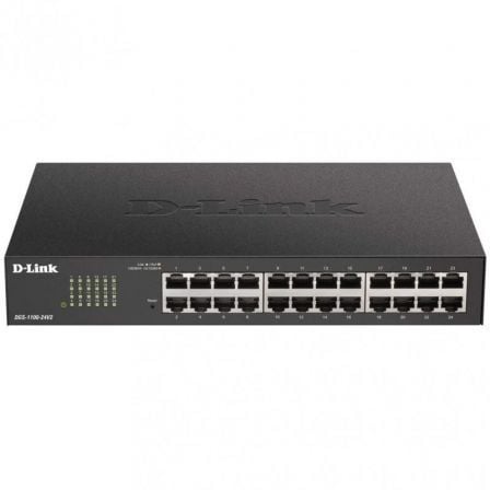 Switch Gestionable D-Link DGS-1100-24V2 24 Puertos/ RJ-45 Gigabit 10/100/1000 - Frikibase