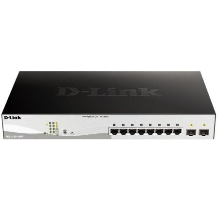 Switch Gestionable D-Link DGS-1210-10MP 10 Puertos/ RJ-45 10/100/1000/ PoE/ SFP - Frikibase
