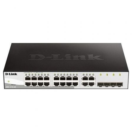 Switch D-Link DGS-1210-20/ 20 Puertos/ RJ45 10/100/1000/ SFP - Frikibase