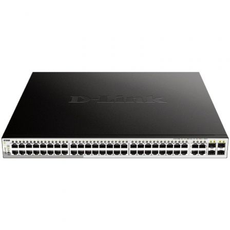 Switch Gestionable D-Link DGS-1210-52MP 52 Puertos/ RJ-45 10/100/1000 PoE/ SFP - Frikibase