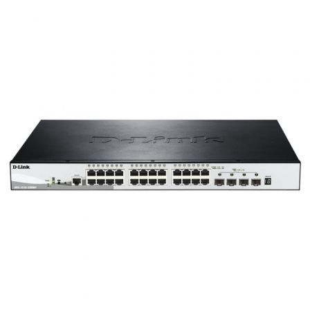 Switch D-Link DGS-1510-28XMP 28 Puertos/ Gigabit 10/100/1000 PoE/ SFP - Frikibase