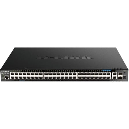 Switch Gestionable D-Link DGS-1520-52MP/E 52 Puertos/ RJ-45 2.5Gbps/ SFP/ PoE - Frikibase