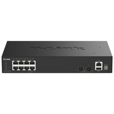 Switch Gestionable D-Link DGS-1530-10/E 8 Puertos/ RJ-45 Gigabit 10/100/1000/10G/ SFP - Frikibase