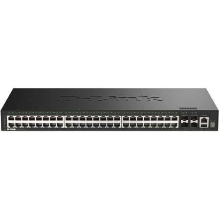 Switch Gestionable D-Link DGS-1530-52/E 48 Puertos/ RJ-45 10Gbps/ SFP/ PoE - Frikibase