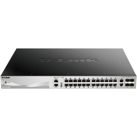 Switch Gestionable D-Link DGS-3130-30TS/E 26 Puertos/ RJ-45 10/100/1000/ SFP - Frikibase