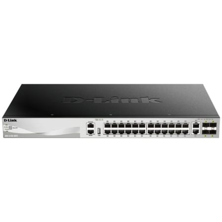 Switch Gestionable D-Link DGS-3130-30TS/E 24 Puertos/ RJ-45 10/100/1000/ SFP - Frikibase