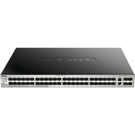 Switch Gestionable D-Link DGS-3130-54S/E 2 Puertos/ RJ-45 10Gbps/ SFP/ PoE - Frikibase