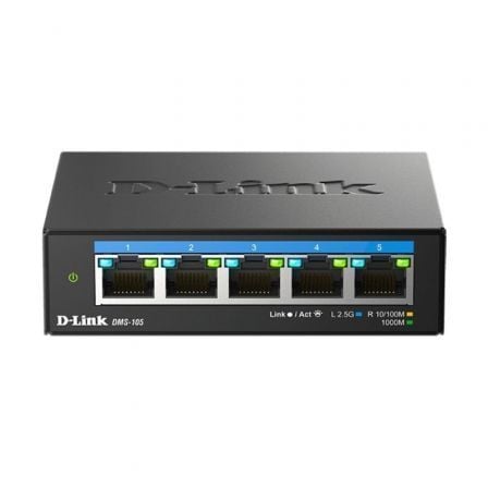 Switch D-Link DMS-105 5 Puertos/ RJ-45 10/100/1000 - Frikibase