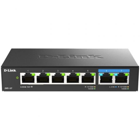 Switch D-Link DMS-107 7 Puertos/ RJ-45 10/100/1000 - Frikibase