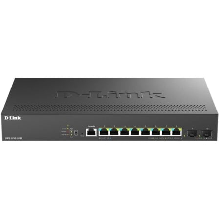 Switch D-Link DMS-1250-10SP/E 8 Puertos/ RJ-45 Gigabit 100/1000/2.5G/ SFP/ PoE - Frikibase