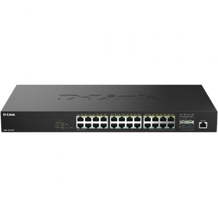 Switch D-Link DMS-1250-28P/E 28 Puertos/ RJ-45 Gigabit 10/100/1000 PoE/ SFP - Frikibase