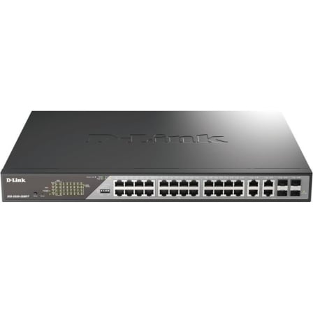 Switch Gestionable D-Link DSS-200G-28MPP 24 Puertos/ RJ-45 10/100/1000/ PoE++/ SFP - Frikibase