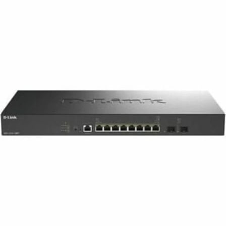 Switch Gestionable D-Link DXS-1210-10MP/E 8 Puertos/ RJ-45 100/1000/2.5G/5G/10G/ PoE+/ SFP - Frikibase
