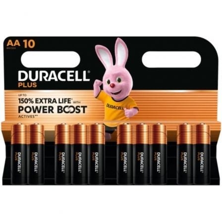 Pack de 10 Pilas AA Duracell Plus Power Boost DPBLR6B10/ 1.5V/ Alcalinas - Frikibase