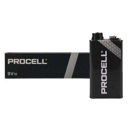 Pack de 10 Pilas Duracell PROCELL ID1604IPX10/ 9V/ Alcalinas - Frikibase