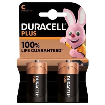 Pack de 2 Pilas C Duracell LR14/ 1.5V/ Alcalinas - Frikibase