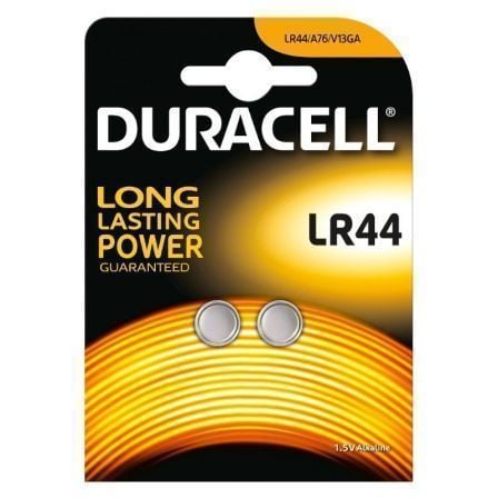 Pack de 2 Pilas de Botón Duracell LR44/ 1.5V/ Alcalinas - Frikibase