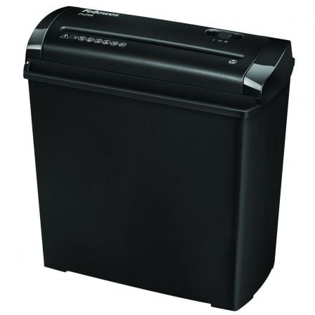 Destructora Fellowes P-25S/ Corte en Tiras de 7mm/ Negra - Frikibase