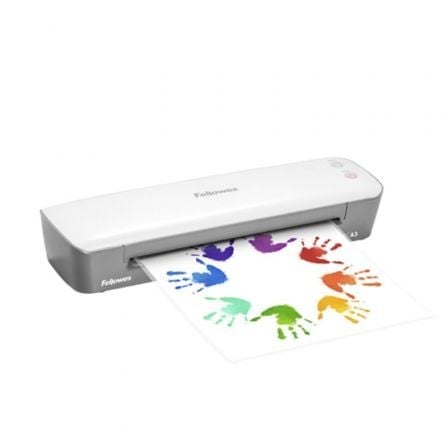 Plastificadora Fellowes Ion A3/ hasta A3 y 125 Micras/ Blanca y Gris - Frikibase
