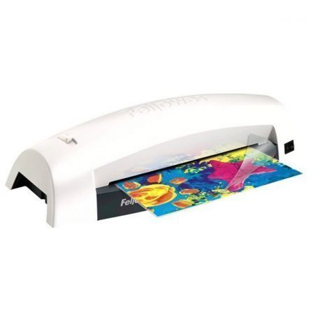 Plastificadora Fellowes Lunar 5715601/ hasta A4 y 80 Micras/ Blanca y Negra - Frikibase
