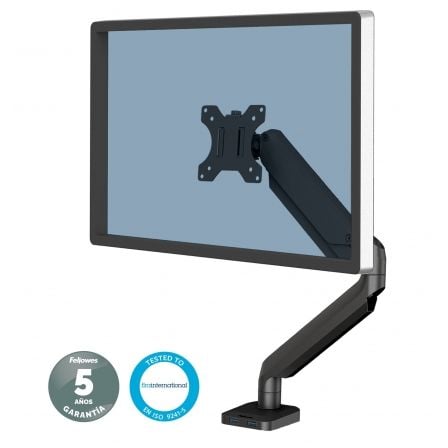 Soporte de Mesa para Monitor Fellowes 8043301/ Giratorio/ Inclinable/ hasta 8kg - Frikibase