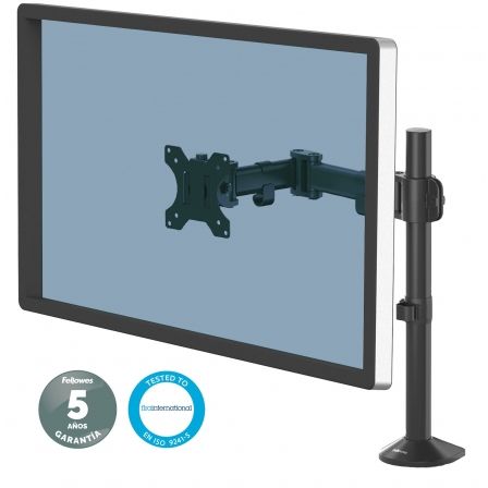 Soporte de Mesa para Monitor Fellowes 8502501/ Giratorio/ Inclinable/ hasta 8kg - Frikibase