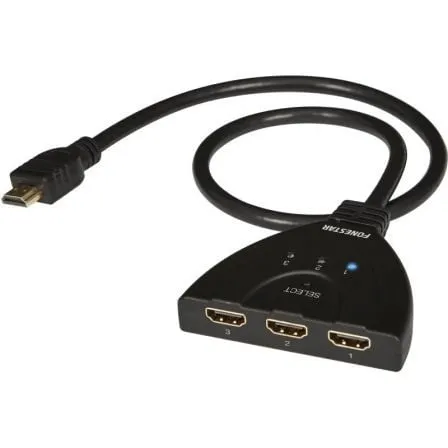 Switch HDMI 3 en 1 Fonestar FO-513/ 3xHDMI - Frikibase