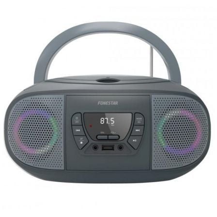 Radio CD Fonestar BOOM-GO-G/ 13W/ Gris - Frikibase
